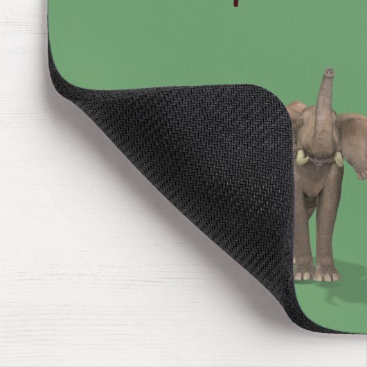 Elephants Quartett Mousepad (Ecke)
