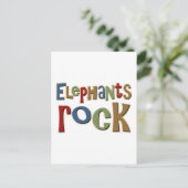 Elephants Rock Postkarte (Stehend Vorderseite)