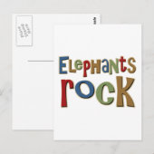 Elephants Rock Postkarte (Vorne/Hinten)