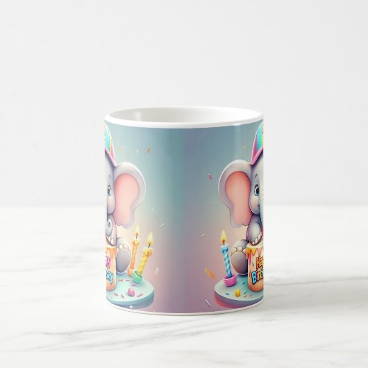" ELEPHANTS SCHNELLFEIERSCHAFT " KAFFEETASSE (Mittel)