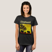 Elephants Sunset T - Shirt (Vorne ganz)