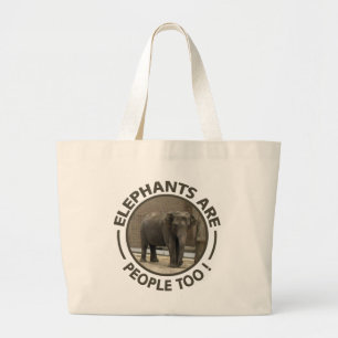 ELEPHANTS-Tasche - wählen Sie Stil & Farbe Jumbo Stoffbeutel