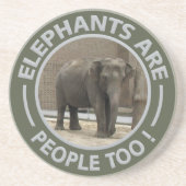 ELEPHANTS-Untersetzer Getränkeuntersetzer (Vorne)