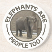 ELEPHANTS-Untersetzer Getränkeuntersetzer (Vorne)