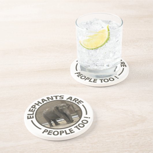 ELEPHANTS-Untersetzer Getränkeuntersetzer (Seite)