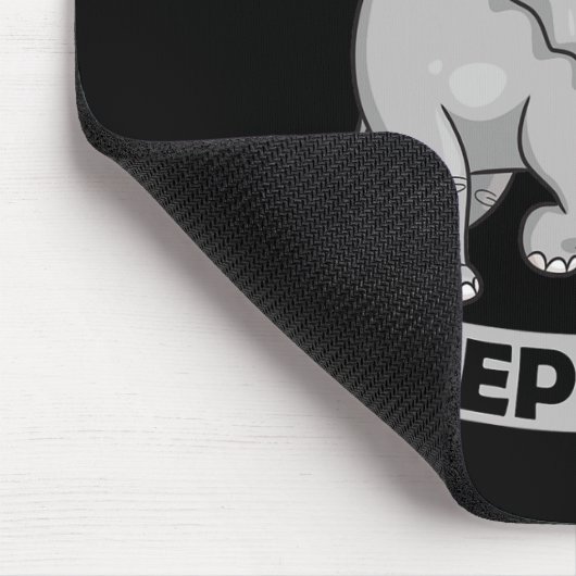 Elephants Zoo Circus Fun Elephant Konservativ Mousepad (Ecke)