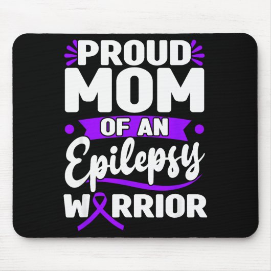 Elepsy-Unterstützung Krieger Elepsy-Bewusstseinsmo Mousepad (Vorne)