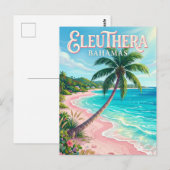 Eleuthera Bahamas Postkarte (Vorne/Hinten)