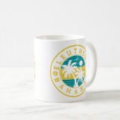 Eleuthera Island Bahamas Palm Tree Souvenirs Kaffeetasse (VorderseiteRechts)
