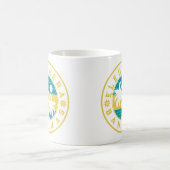 Eleuthera Island Bahamas Palm Tree Souvenirs Kaffeetasse (Mittel)