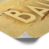 Eleuthera Poster Palm Tree Vintage Travel (Ecke)