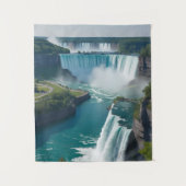 "Elevate your Walls with Niagara's Beauty" Wandteppich (Vorderseite)