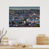 Elevated City View of Stuttgart Poster (Küche)