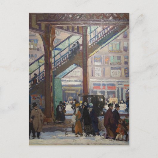 Elevated Columbus Avenue - Gifford Beal Postkarte (Vorderseite)