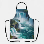 "Elevated Elegance - Waterfall Scene Cooking Schür Schürze (Vorderseite)