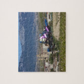 Elevated town view and Hotel Marques de Riscal Puzzle (Vertikal)