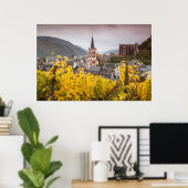 Elevated Town View | Germany Poster (Heimbüro)