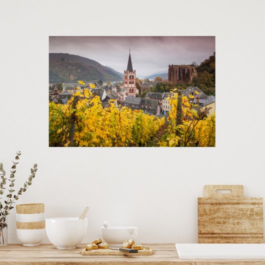 Elevated Town View | Germany Poster (Küche)