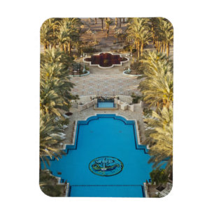Elevated view Herods Palace Hotel swimming pool Magnet