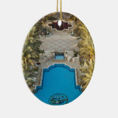 Elevated view Herods Palace Hotel Swimmingpool Keramikornament (Rechts)