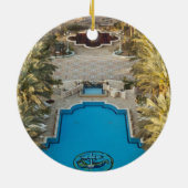 Elevated view Herods Palace Hotel Swimmingpool Keramikornament (Hinten)