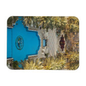 Elevated view Herods Palace Hotel Swimmingpool Magnet (Horizontal)