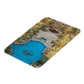 Elevated view Herods Palace Hotel Swimmingpool Magnet (Linke Seite)