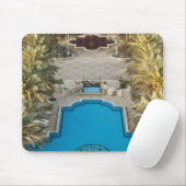 Elevated view Herods Palace Hotel Swimmingpool Mousepad (Mit Mouse)