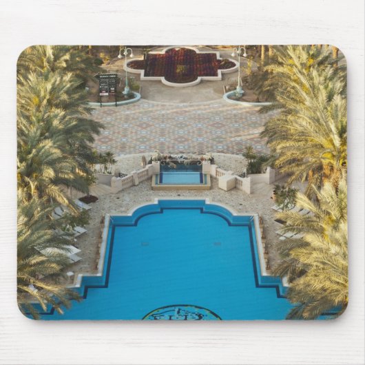 Elevated view Herods Palace Hotel Swimmingpool Mousepad (Vorne)