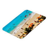 Elevated View Of Waikiki Beach Scene, Honolulu Magnet (Linke Seite)