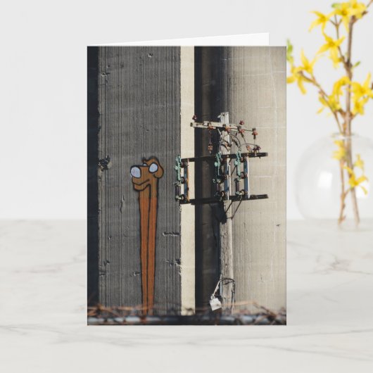 "Elevated Watchdog" Dankeschön Karte (Gelbe Blume)