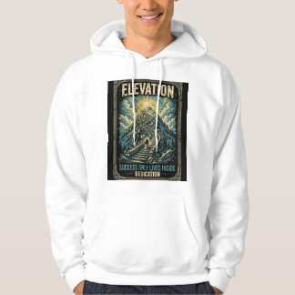 Elevation Mountain Steps Erfolg lebt nur im Innere Hoodie
