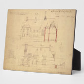 Elevations for The Red House, Bexley Heath (pen an Fotoplatte (Seite)