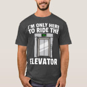 Elevator Buttons Gift Mechanic Technician T-Shirt (Vorderseite)