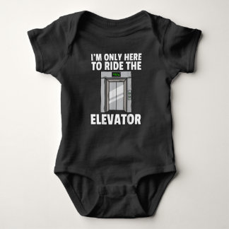 Elevator Buttons Mechanic Technician Baby Strampler