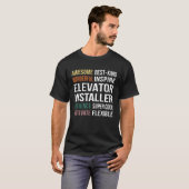 Elevator Installer  Appreciation T-Shirt (Vorne ganz)