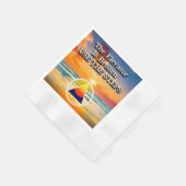 Elevator Is Broken Recovery Slogan Sunrise Serviette (Ecke)