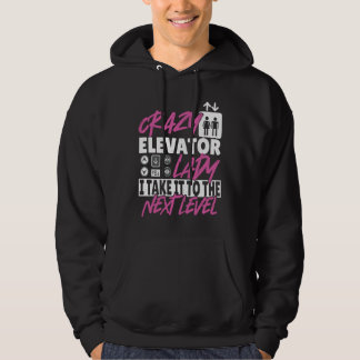 Elevator Lady Next Level Hoodie