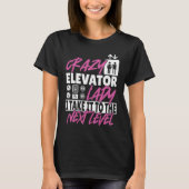 Elevator Lady Next Level T-Shirt (Vorderseite)