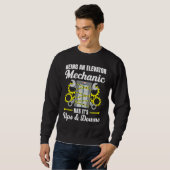 Elevator Mechanic Elevator Technician Repairmen Ma Sweatshirt (Vorne ganz)