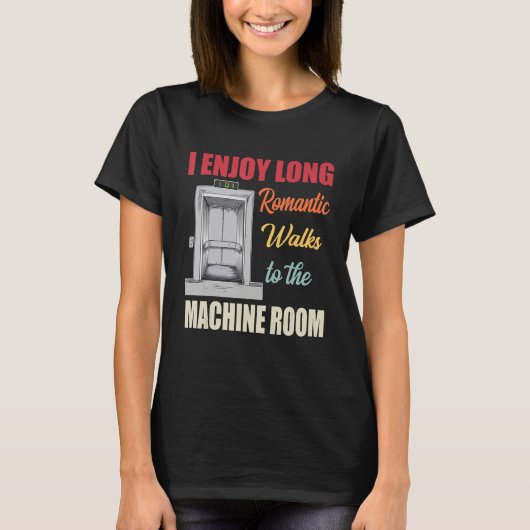 Elevator Mechanic Repairman T-Shirt (Vorderseite)