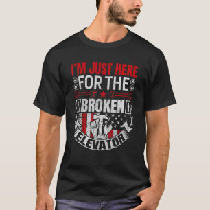 Elevator Mechanische Erhaltungsrate Techniker T-Shirt