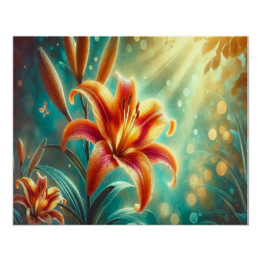 🌸 Elevator mit Radiant Bloom! 🌸 Poster (Vorderseite)