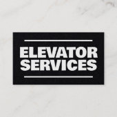 Elevator Services QR Visitenkarte (Vorderseite)