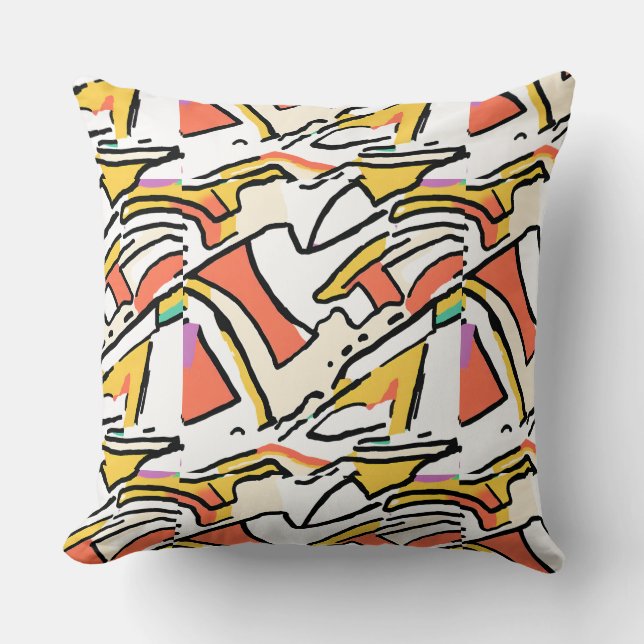 "Elevator your Décor: Entdecken Sie das stilvolle  Kissen (Vorderseite)