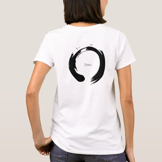 Élevé Ballerina Enso Minimalist Tee (Rückseite)
