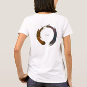 Élevé Balletcore Tee – Enso & Watercolor Ballerina (Rückseite)