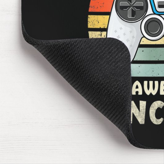 Eleven 11yr Bday Boy Funny Gamer 11th 11 Year Old Mousepad (Ecke)