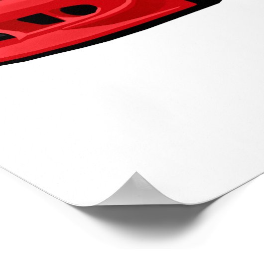 Elevens' Paint & Fiber Lexus SC300 Poster (Ecke)