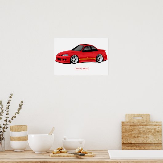 Elevens' Paint & Fiber Lexus SC300 Poster (Küche)
